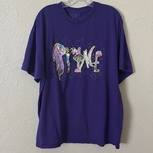 Rare Authentic Prince 1999 Cover Album T-shirt, 2XL, Purple